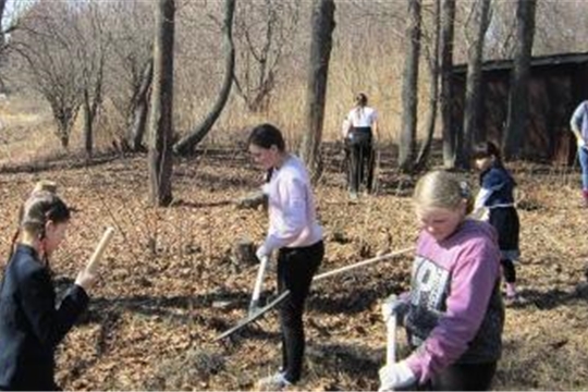 В рамках республиканской акции «Зелёная весна» учащиеся  и коллектив МБОУ «Кукшумская ООШ»  принимает активное участие в экологических мероприятиях